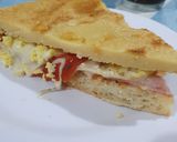 Foto del paso 6 de la receta: 🍕Pizza con puré de papa 🥔 + fainá a elección