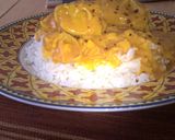 A picture of step 4 of White rice and chicken curry.