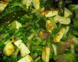 A picture of step 7 of Paneer aur broccoli ki bhujia.