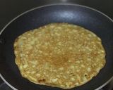 A picture of step 5 of Instant Millet Spinach Mini Dosa with Moong Dal Sambhar and Traditional Coconut Chutney.
