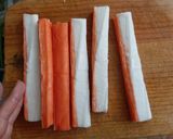 A picture of step 1 of Easy and Quick Surimi Ceviche.