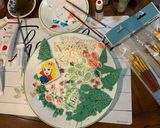 A picture of step 8 of Buche de Noel.