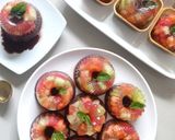 Foto langkah ke 6 dari resep Puding Jeli Buah Cokelat.