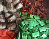 Foto del paso 9 de la receta: Paella de La Safor, (con albóndigas) hecha con leña...🔥