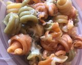 Foto del paso 4 de la receta: Trottole tricolor con gambas 🦐