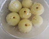 A picture of step 1 of Amla sweet pickle.