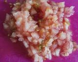 Foto del paso 5 de la receta Tomates rellenos de quinoa y verduras con mayonesa