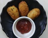A picture of step 3 of Upma nuggets.