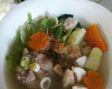 Foto langkah ke 5 dari resep Sup ayam bakso resep baru.