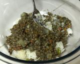 A picture of step 1 of Fried Rice and Lentil Pie.