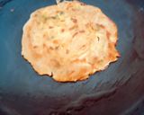 A picture of step 3 of Healthy nutritious whole wheat flour and makki flour vegetable pancake.