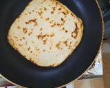 A picture of step 10 of Veg shawarma famous in middle east country.