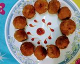 A picture of step 5 of Poteto paneer balls.