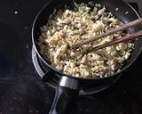Hình bước làm 1 của món Bánh cuốn nấm chay