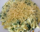 Foto del paso 6 de la receta: Fideos con leche y espinacas