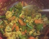 A picture of step 5 of Veg Biryani.