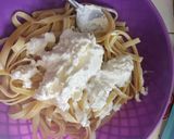 Foto del paso 5 de la receta: Spaghetti con crema y mayonesa