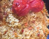 A picture of step 4 of Summer Vegetable Paella.
