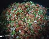 A picture of step 1 of Suji veg balls.