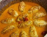 A picture of step 2 of Reshmi kabab karahi.
