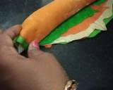 Tri colour drifruit stuffed kajjikaya recipe step 8 photo