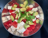 Foto del paso 2 de la receta: Ensalada de feta y sandía