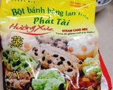 Hình bước làm 1 của món Bánh bông lan hấp làm từ bột pha sẵn