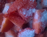 Foto del paso 2 de la receta: Fresas con leche y naranja