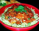 A picture of step 8 of Mike's Meatless Parmesan Artichoke Marinara.