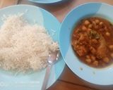 A picture of step 6 of Murg cholay /chicken chana.