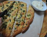 A picture of step 11 of Keto Garlic Bread with almond flour   نان سیر با آرد بادام.