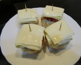 Foto del paso 1 de la receta: Pincho de Champiñón con jamón y queso