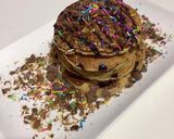 A picture of step 2 of Frozen eggless banana wheat pancakes.