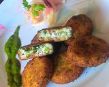 A picture of step 7 of Dahi kabab.