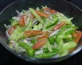 A picture of step 6 of Kachoomar salad.