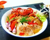 Hình bước làm 10 của món Bún riêu cua