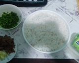 A picture of step 1 of Fried Rice Chorizo & Spring Onions.