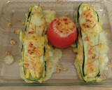 Foto del paso 6 de la receta: Lasaña de calabacín con mango y melocotón