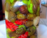 Foto del paso 13 de la receta: Aceitunas gordales en un aliño de hierbas aromáticas infusionada