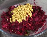 A picture of step 5 of Beetroot Carrot Tikki.