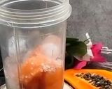 पपीते का ठंडा ठंडा जूस (Papaya Juice Recipe in Hindi) रेसिपी चरण 2 फोटो