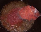 A picture of step 3 of Jollof rice and beans With fried plantain.