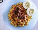 Foto langkah ke 7 dari resep Nasi Mandhi daging kambing praktis.
