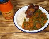 A picture of step 5 of Nigerian Kale Stew.