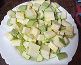 Foto del paso 1 de la receta: Crema de calabacín, puerro y manzana