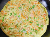 Healthy Oats Veggies Egg Cheela