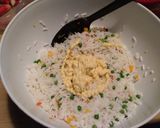 Foto del paso 3 de la receta: Anillo de arroz, pepinitos frescos, y rabanitos con mayonesa y mostaza de Dijón