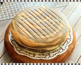 Foto langkah ke 8 dari resep Ogura Cake Zebra with Coconut Milk.