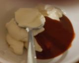 A picture of step 1 of My chunky sriracha mayo.