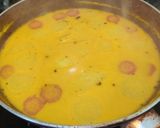 A picture of step 9 of Mooli Gajar Shalgam Kadhi.